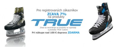 TRUE, hokejové, korčule